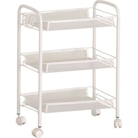 Almacenaje - Carrito Verdulero 3 Estantes Kitchen - Blanco