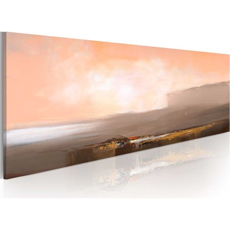 Quadro dipinto - Contrasto di colore - 100x40 (1/4)