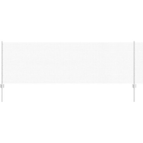 Maison Exclusive - Schweißdrahtzaun mit Pfosten 50 x 0,8 m (B x H