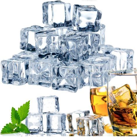 70 Pièces Glaçons Atificiels en Acylique, Faux Glaçons eutilisables Tanspaent en Plastique pou La Décoation De La Maison Maiages Photogaphie Vases(20mm 25mm) (1/4)
