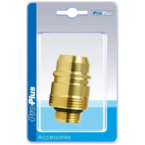 ProPlus LPG Nippel Euronozzle 22mm Messing Gold in Blister (1/5)
