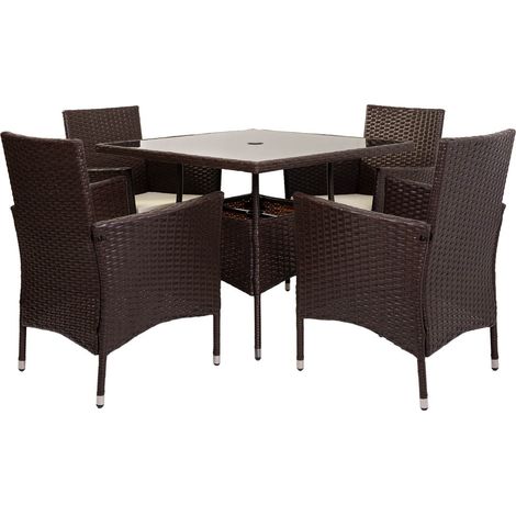 Set mesa y 8 sillas color negro (1/5)