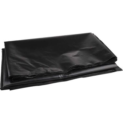 Schwarze Teichfolie, 3 m x 3 m, für Fischteiche, Bäche, Springbrunnen und Wassergärten (3 × 3 m) (1/5)
