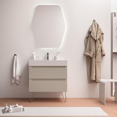 Armoire sous-plan MONTERREY 800 2 tiroirs Macchiato (1/3)