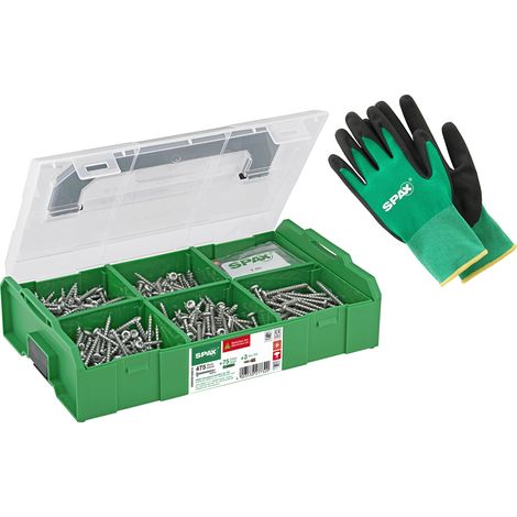 SPAX Coffret De Montage Électricien L-BOXX T-STAR plus Petit + Gants 8000000294563