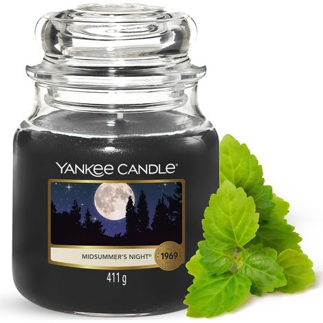 Yankee Candle Candela profumata in giara media Notte di Mezza Estate Durata Fino a 75 Ore (1/5)
