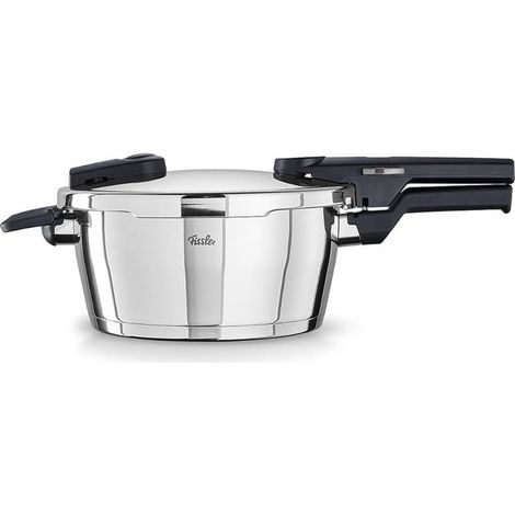 Fissler 602-410-03-070-0 Vitaquick Pentola a Pressione 3.5 L 22 cm Acciaio Inox 2 Livelli Cottura Induzione colore Argento