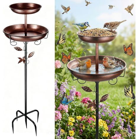 Vogeltränke, Gartenaccessoire, Wasserstelle im Freien, für Vögel (1/5)