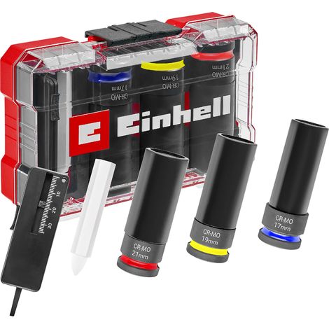 Chiavi e bussole Einhell impact socket set alta resistenza 5 pezzi