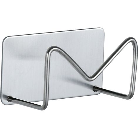 Rack De Séchage En Acier Inoxydable - Non Percé - Montage Murale Pour Éponges Et Chiffons - 9 x 5 cm - 1 Pièce (1/5)