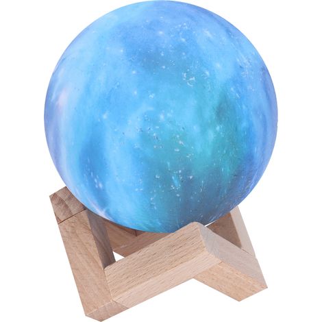 3D-USB-Mondlampe, 3-farbiges LED-Nachtlicht, ideales Geschenk zum Kindergeburtstag (1/5)