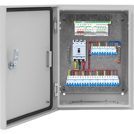 30x40x20cm Boitier électrique extérieur à fixation murale, boîtier de distribution IP65, boîtier de raccordement électrique verrouillable à clé, Electricité (1/5)