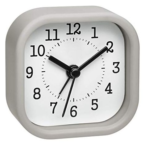 TFA Dostmann 60.1035.10 Quarzo Sveglia Grigio pastello (1/3)