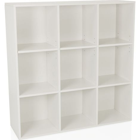 Regal / Raumteiler BJORKE 97,5x30x100 cm weiß hjh LIVING (1/5)