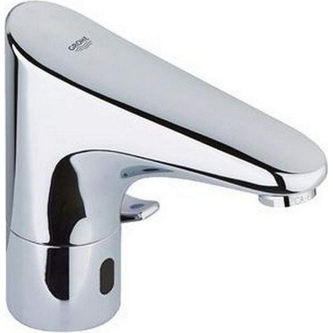 Robinet mitigeur lavabo infrarouge à pile Argent (1/5)