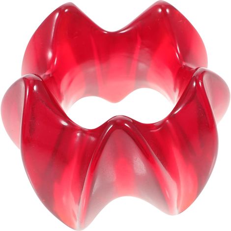 Anillo de masaje, masajeador decorativo, herramienta de fascia, masajeador facial decorativo, masajeador en forma de U, masajeador de viaje, masajeador de color aleatorio (1/5)