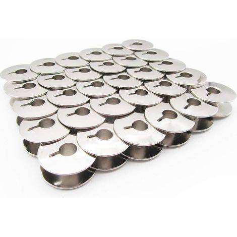 30 Canettes Métal Style L Acier Compatible Janome Brother Juki Singer Pfaff Machines Industrielles Couture (1/4)