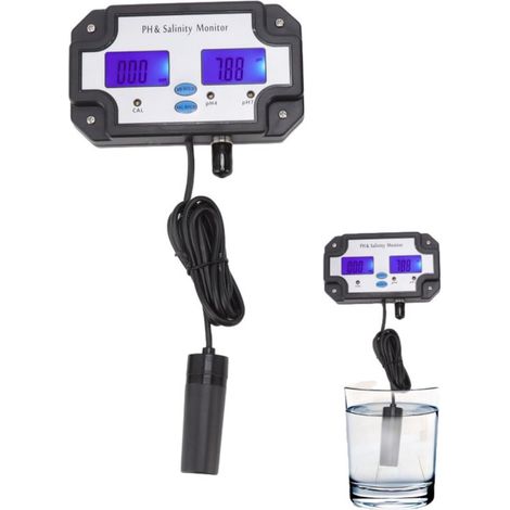 Dailygoods, pH y salinidad, Monitoreo continuo, Tamaño compacto, Analizador de agua para piscinas y jardines, Agua potable y refrigeración (1/5)