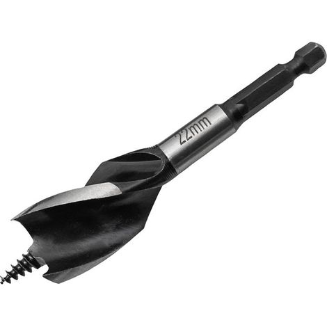 Faithfull Tri-Point Speed Auger Bit 22mm Stubby FAITPAS22