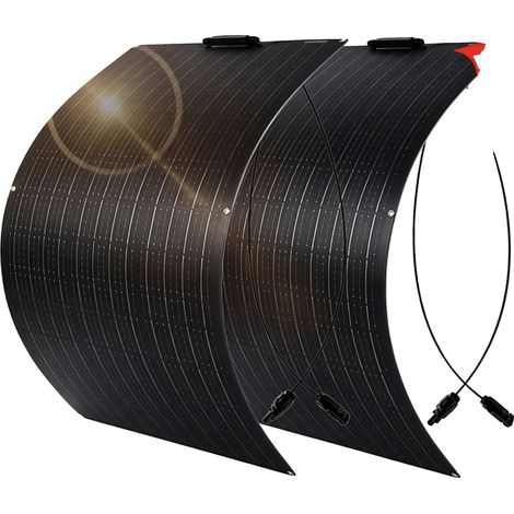 Panneau Solaire Flexible, Haute Efficacité, Design Léger, 2pcs 110w panneau (1/2)