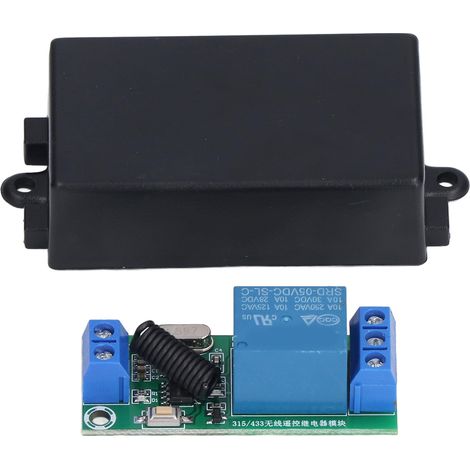 Module relais smart radio auto-apprentissage commutateur à distance avec coffret 1 canal 5V (1/5)