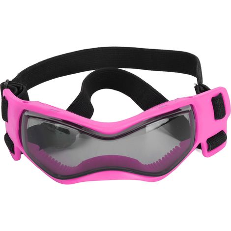 Dog Goggles Stylish Dog Sunglasses UV Eye Protection Doggy Goggles Pet Sunglasses for Outdoor Use Pink S (1/5)