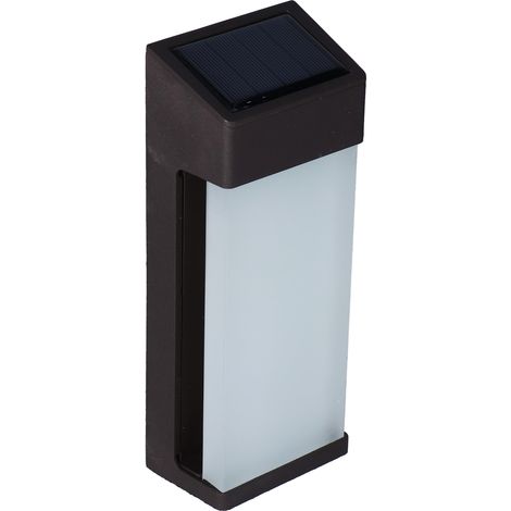 Solar-Wandleuchte mit LED-Technologie, wasserdicht, rostfrei, energiesparend, für den Außenbereich, Gartenbeleuchtung (1/5)