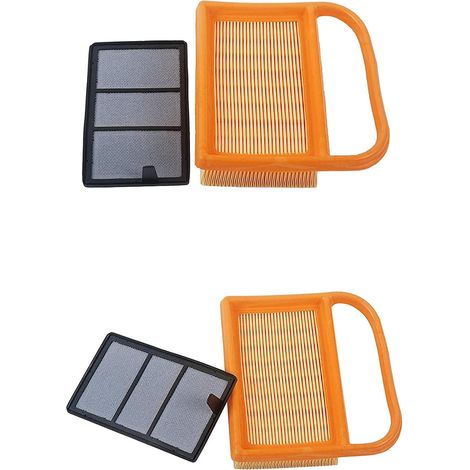 2 pezzi Filtro aria sostitutivo + prefiltro per tosaerba BR320 STIHL TS410 TS420 Sostituisci 4238-140-1800 4238 140 4401 42381410300B (1/5)