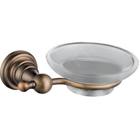 Sapho Diamond - Porte-savon, bronze/verre clair 1318-02 (1/3)