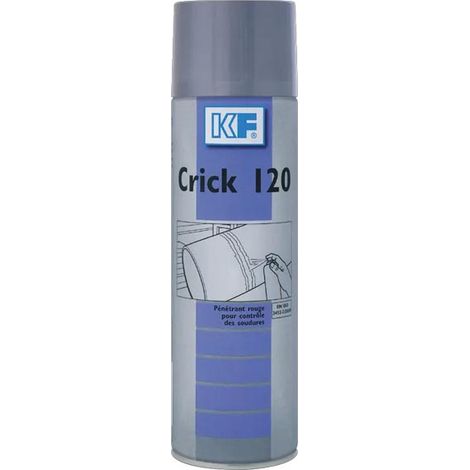 Crick 120 Penetrant Rouge Pourcontrole Soudure - Aerosol 500 Ml