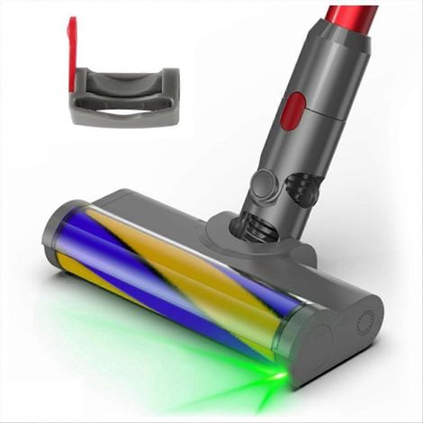 Tête de brosse douce pour aspirateur V7 V8 V10 V11 V15, rouleau souple compatible Dyson, accessoire de nettoyage polyvalent pour sols durs et moquettes, remplacement efficace, pièce détachée robuste. (1/5)