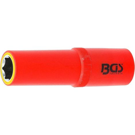 Douille pour Clé VDE Six Pans 12,5 mm (1/2) 14 mm - Acier Résistant - Sécurité Électrique, Pro - D-Work