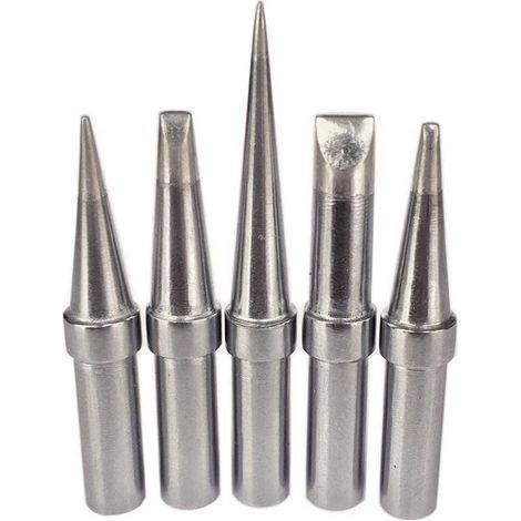 Set di 5 pratiche punte di ricambio senza piombo per saldatore Weller Wesd51 Wesd50 Wcc100 (1/5)