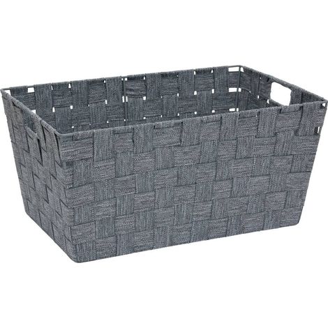 Cestino smussato lise l38cm grigio - 5five