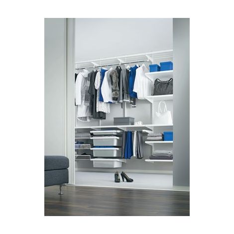 Crémaillère double blanche 240cm - ELFA - 402410