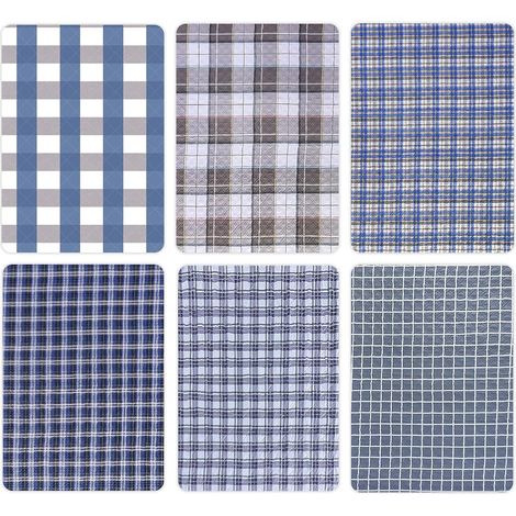 Washable Incontinence Pads Set of 6 - 50 × 70 cm Washable Incontinence Bed Pads for Incontinence Waterproof Absorbent for Bed Sofa Wheelchair (1/5)