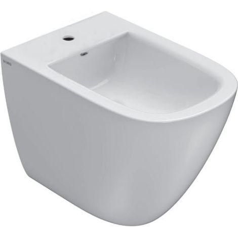 Bidet sur pied 58x37 cm Globo Stockholm céramique LA009BI  Blanc - Céramique (1/4)