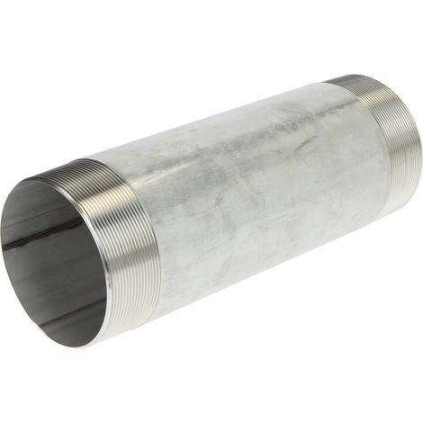 Double nipple de tuyau en inox 4'' x 300 mm