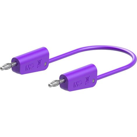 Stäubli LK-4N-F10 Cordon de mesure 100 cm violet 1 pc(s) D660472 (1/2)