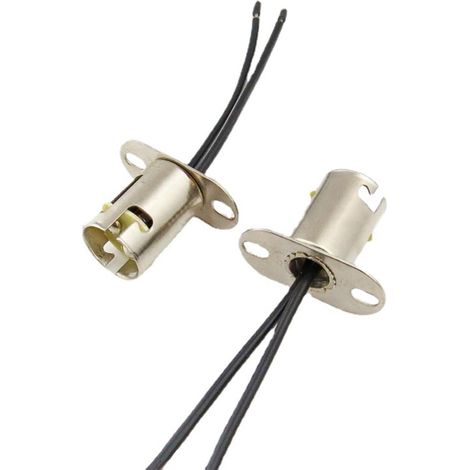 2 Pièces Support De Douille D'ampoule LED Pour Auto, Connecteur De Douille D'ampoule LED Pour Feu Arrière De Voiture, Support LED Adaptateur Douille D'ampoule Câblage Harnais Sockets(BA15D) (1/5)
