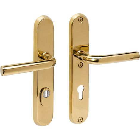 Quincaillerie de porte dérobée Luzern PC 72mm laiton - 0013.378736