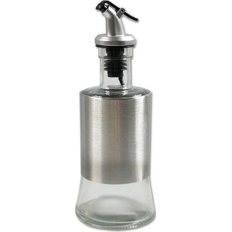 Trade Shop - Dosatore Olio E Aceto Tappo Salvafreschezza Versatore Salvagoccia 200ml - (1/2)