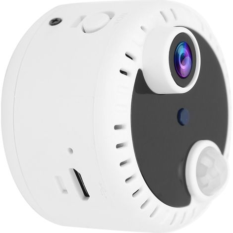 Mini caméra WiFi avec vision nocturne infrarouge et détection de mouvement, résolution 1080p, pour la sécurité de votre domicile. (1/5)
