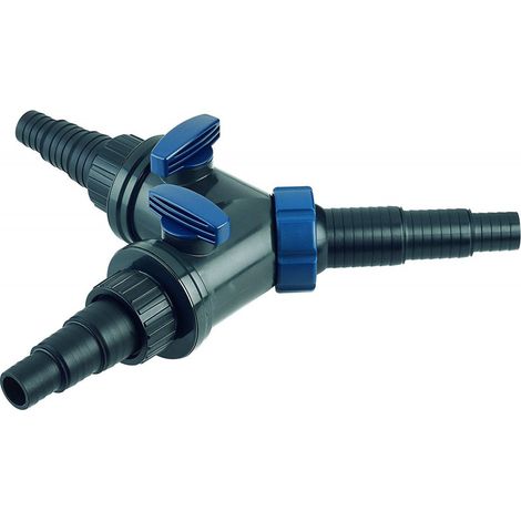 OASE Distributeur Y pour Bassins 1 1/2 Pouces Noir (1/4)