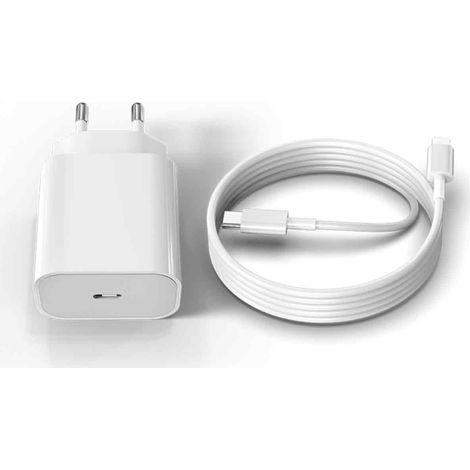 conector USB-C, carga rápida de 20 W, Power Delivery 3.0, cable de 2 m, para iPhone y iPad. (1/5)