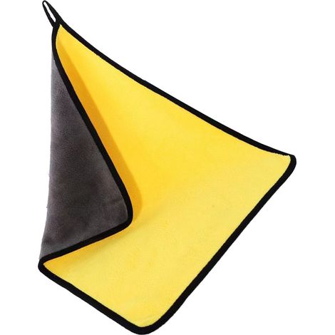 Chiffon Microfibre 7 Pièces 30x40cm Double Face Ultra Absorbant Anti-Rayures Nettoyage Vitres Séchage Linges Auto (1/5)