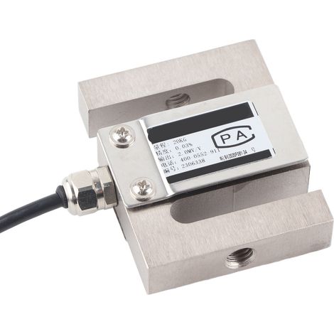Capteur de poids à cellule de charge de type S M8x1,25 en acier inoxydable, capteur de force de traction, de compression et de tension 20 kg (1/5)