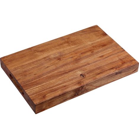 KESPER  Tagliere per tagliare e trinciare, materiale: legno di acacia, dimensioni: 38,5 x 25 x 4 cm, colore: marrone, naturale  29752 (1/3)