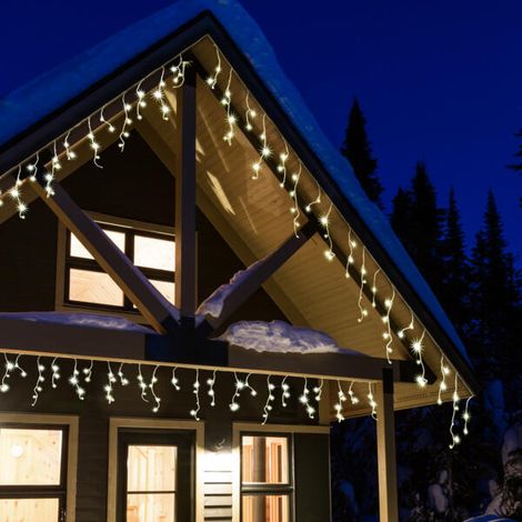 Stalactite lumineuse Stars L5 m Blanc chaud 119 LED CB (1/3)