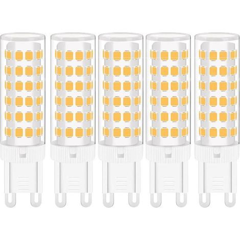 5PCS Ampoules LED G9 Dimmable 7W Blanc Chaud 2700K Lampe Economique 360° Angle de Rayonnement LED-Ywey (1/4)